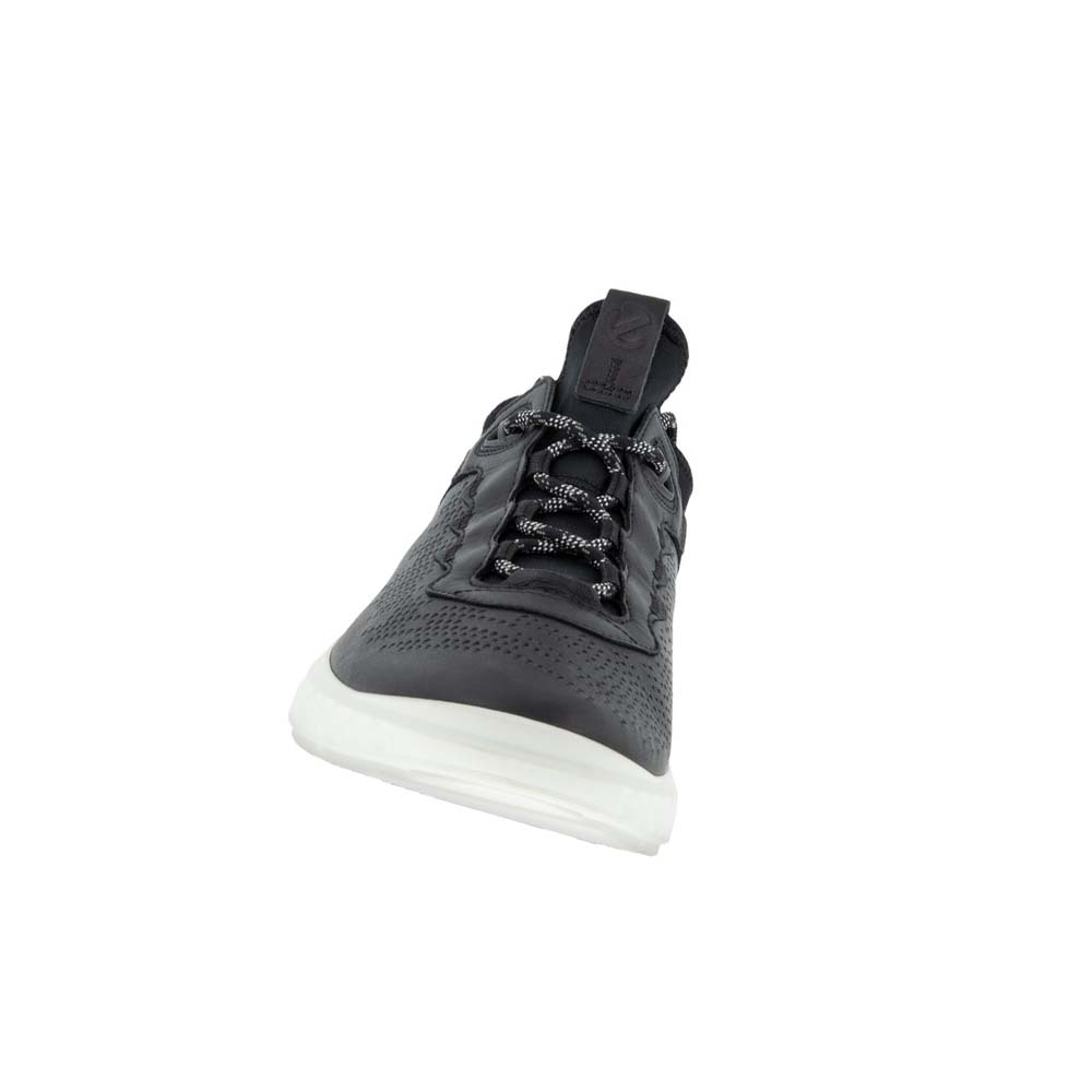 Men's Ecco Ath-1fm Sneakers Black / White | Canada 598DFM